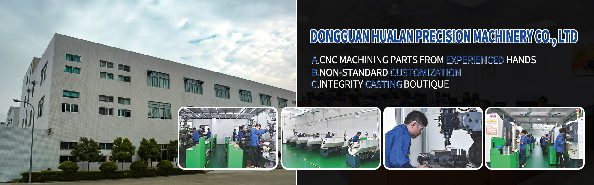 CNC Piese de prelucrare, Turing și Frezare, Tăiere de linie,Dongguan Hualan Precision Machinery Co., LTD